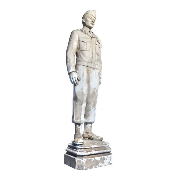 Original Plaster Artists Model for Larger Bronze Statue