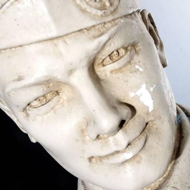 Original Plaster Artists Model for Larger Bronze Statue