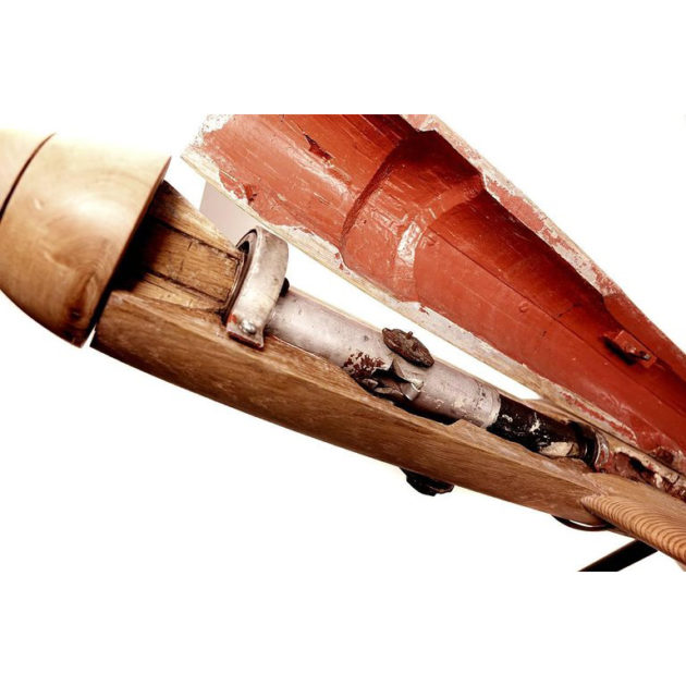 Large Wooden Cutaway Teaching Model of Jet Plane