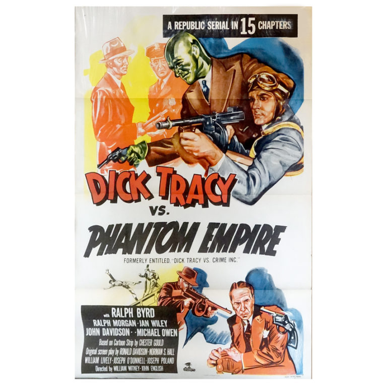 1941 Dick Tracy Movie Serial Poster